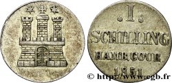 GERMANIA - LIBERA CITTA DE AMBURGO 1 Schilling 1851