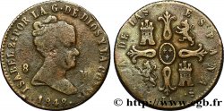 SPAGNA 8 Maravedis Isabelle 1848 Jubia