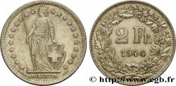 SCHWEIZ 2 Francs Helvetia 1944 Berne