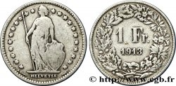 SUISSE 1 Franc Helvetia 1913 Berne - B TB