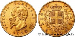 ITALIE 20 Lire Victor Emmanuel II 1863 Turin