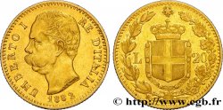 ITALY 20 Lire Umberto Ier 1882 Rome