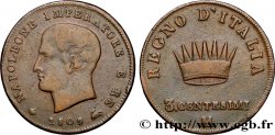 ITALIE - ROYAUME D ITALIE - NAPOLÉON Ier 3 Centesimi 1809 Milan TB+