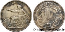 SUISSE 1 Franc Helvetia assise 1850 Paris
