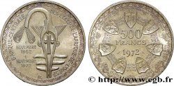 WEST AFRICAN STATES (BCEAO) 500 Francs masque 1972 Paris