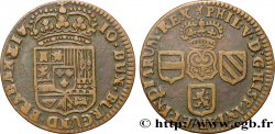 BELGIQUE - PAYS-BAS ESPAGNOLS 1 Liard de Namur pour Philippe V d’Espagne 1710 Namur
