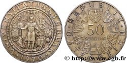 ÖSTERREICH 50 Schilling 300e anniversaire de l’université d’Innsbruck 1970