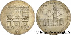 AUTRICHE 100 Schilling J.O. d’hiver d’Innsbruck 1976 - vue de la ville 1974 Vienne SUP