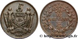 MALAYSIA - BRITISH NORTH BORNEO 1 Cent Compagnie britannique du Nord-Bornéo 1889 Birmingham