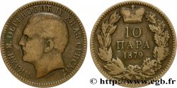SERBIA 10 Para Milan Obrenovich IV 1879 