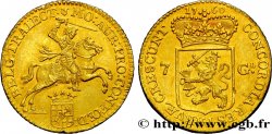 NIEDERLANDE - VEREINIGTEN PROVINZEN - UTRECHT 7 Gulden ou demi-cavalier d or 1760 Utrecht