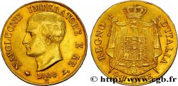 ITALIEN - Königreich Italien - NAPOLÉON I. 40 Lire 1er type 1808 Milan