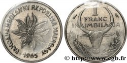 MADAGASCAR Essai 1 Franc 1965 Paris
