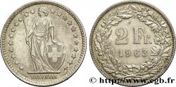 SWITZERLAND 2 Francs Helvetia 1963 Berne