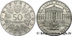 AUTRICHE 50 Schilling 50e anniversaire de la République, le Parlement Autrichien 1968  SPL