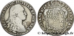 ITALIE - ROYAUME DE NAPLES 1 Piastre de 120 Grana  Ferdinand IV de Bourbon 1787 Naples