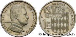 MONACO 1 Franc Rainier III / écu couronné 1968 Paris