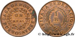 ARGENTINE 1 Real Province de Buenos Aires 1840  TTB