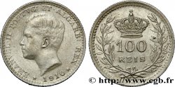 PORTUGAL 100 Reis Emmanuel II 1910 