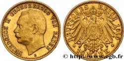ALLEMAGNE - GRAND DUCHÉ DE BADE - FRÉDÉRIC II 10 Mark 1910 Karlsruhe