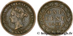 CANADA 1 Cent Victoria 1881 Heaton