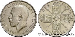 VEREINIGTEN KÖNIGREICH 1 Florin Georges V / emblème aux blasons 1916