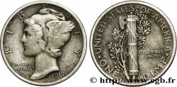 UNITED STATES OF AMERICA 1 Dime Mercury 1917 Philadelphie
