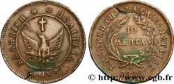 GRÈCE - GOUVERNEMENT PROVISOIRE 10 Lepta Phénix type avec cercle 1828  SS