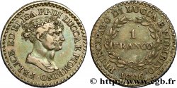 ITALIEN - FÜRSTENTUM LUCQUES UND PIOMBINO - FÉLIX BACCIOCHI AND ELISA BONAPARTE 1 Franco 1806 Florence SS