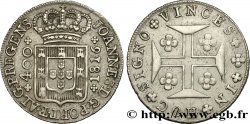 PORTUGAL - ROYAUME DU PORTUGAL - JEAN VI LE CLÉMENT 400 Réis 1816  TTB+