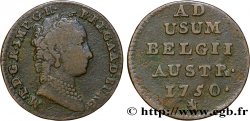 BELGIUM - AUSTRIAN NETHERLANDS 1 Liard 1750 Bruges