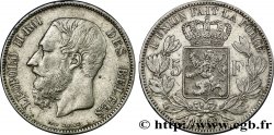 BELGIQUE 5 Francs Léopold II 1869  TB+/TTB