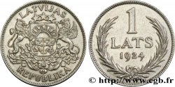 LATVIA 1 Lats emblème 1924