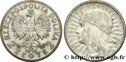 POLOGNE 2 Zlote Reine Jadwiga 1934 Varsovie TB+