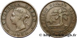 CANADA 1 Cent île du Prince Edouard Victoria 1871