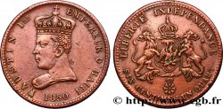 HAÏTI 6 Centimes 1/4 Empereur Faustin Ier 1850  TTB