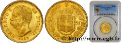 ITALIE 20 Lire Umberto Ier 1882 Rome SPL64 PCGS