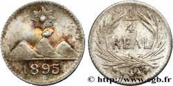 GUATEMALA 1/4 Real 1895  SPL
