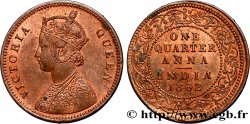 INDES BRITANNIQUES 1/4 Anna Victoria 1862