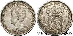 NETHERLANDS - KINGDOM OF THE NETHERLANDS - WILHELMINA 1 Gulden 1916 