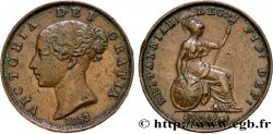 REINO UNIDO 1/2 Penny Victoria “tête jeune” 1853 