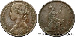 UNITED KINGDOM 1 Penny Victoria “Bun Head” 1861 
