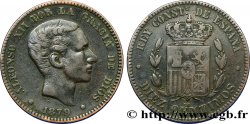 SPAIN 10 Centimos Alphonse XII 1879 Oeschger Mesdach & CO