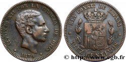 ESPAGNE 10 Centimos Alphonse XII 1879 Oeschger Mesdach & CO