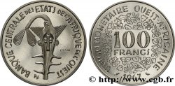 ÉTATS DE L AFRIQUE DE L OUEST (BCEAO) Essai 100 Francs masque 1967  SPL