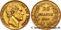 BELGIQUE - ROYAUME DE BELGIQUE - LÉOPOLD Ier 20 Francs 1865 Bruxelles
