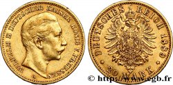 GERMANIA - PRUSSIA 20 Mark Guillaume II 1889 Berlin