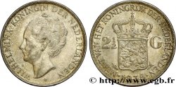 PAYS-BAS 2 1/2 Gulden Wilhelmina 1938 Utrecht