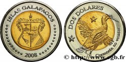 ÎLES GALAPAGOS 2 Dolares emblème / cormoran 2008 