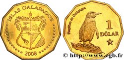 ISLAS GALAPAGOS 1 Dolar emblème / pingouin 2008 